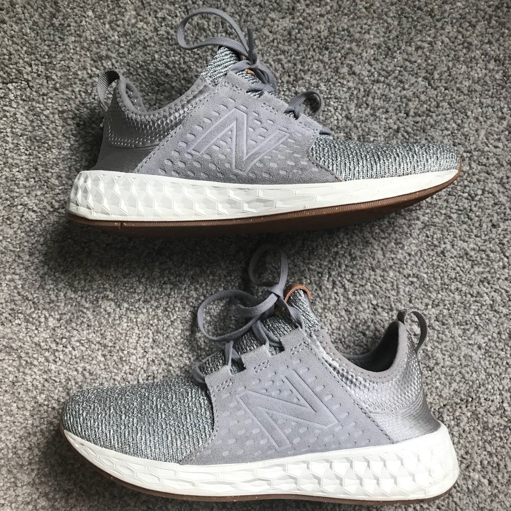 New Balance Fresh Foam Cruz Gray Sneakers Size 7.5